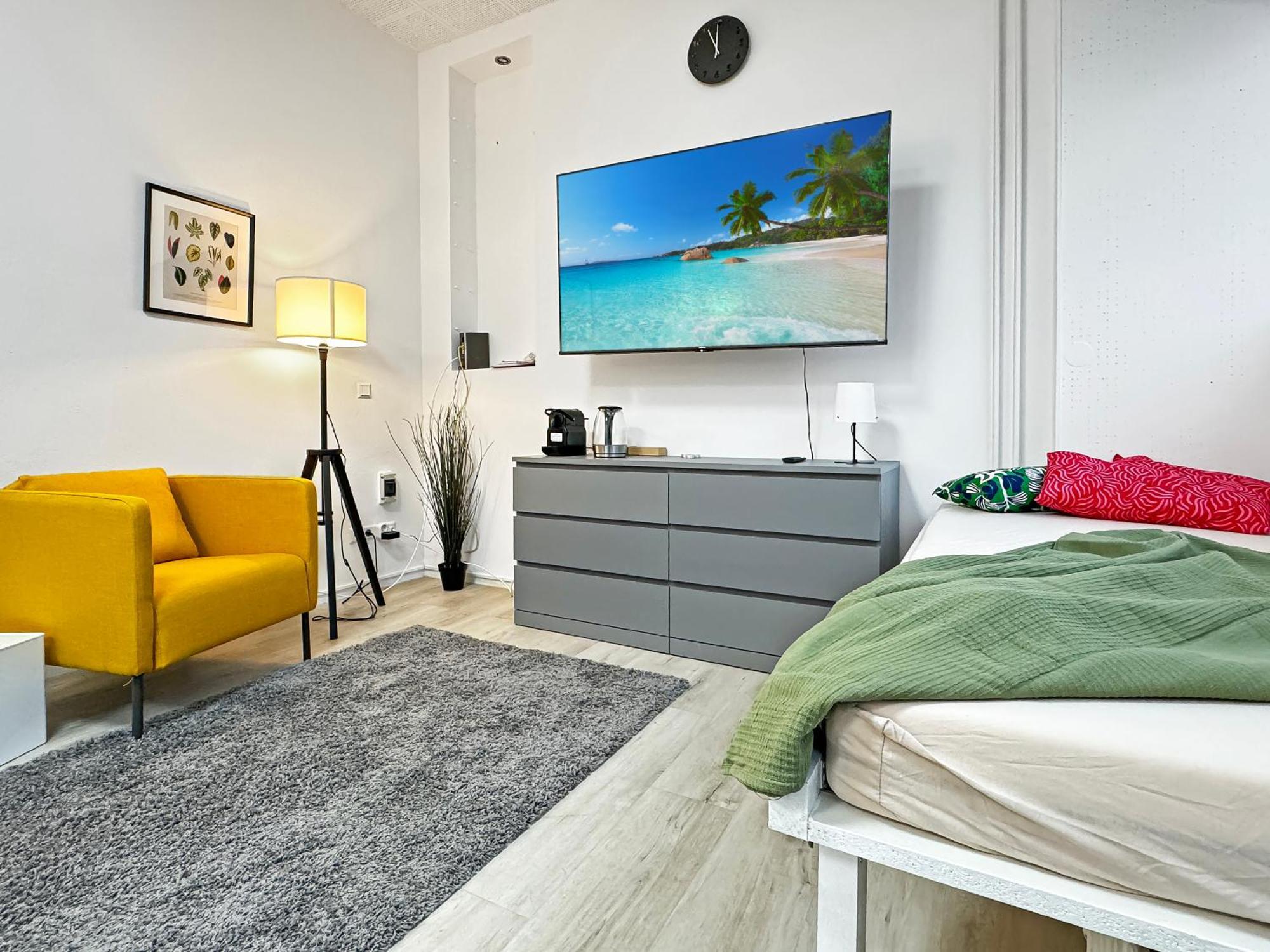 2 Zimmer Apartment Fuer 6 P, 15 Min Zum Flughafen Эсслинген Экстерьер фото